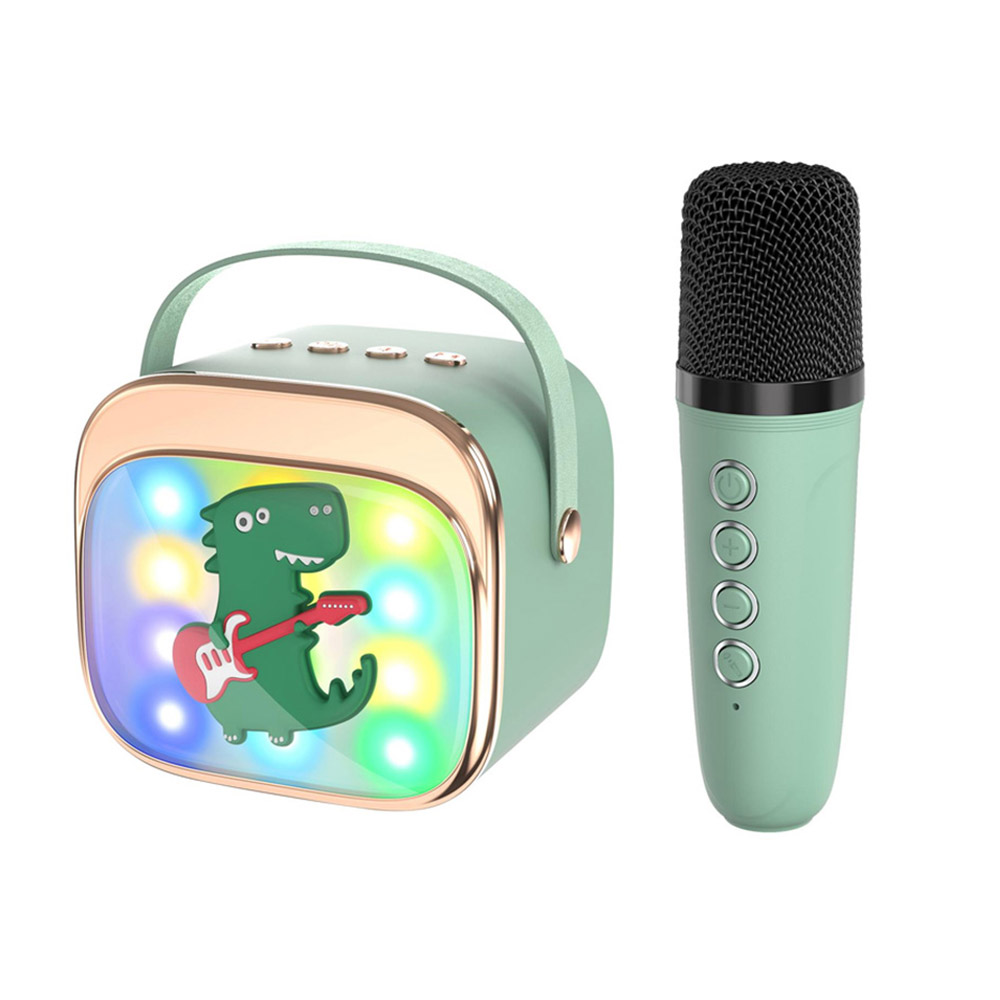 Speaker with Microphone LAMTECH Kid Karaoke Kroddy LAM980213 green