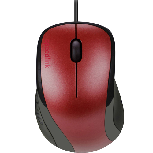 Corded Mouse Optical SPEEDLINK Kappa SL-610011-RD red