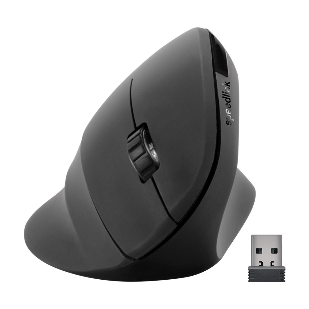 Cordless Mouse Οptical SPEEDLINK Piavo Vertical Ergonomic SL-630019-RRBK black