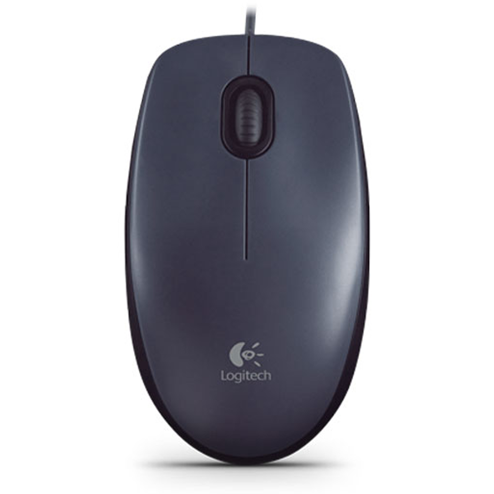Corded Mouse Optical LOGITECH M90 910-001793 grey