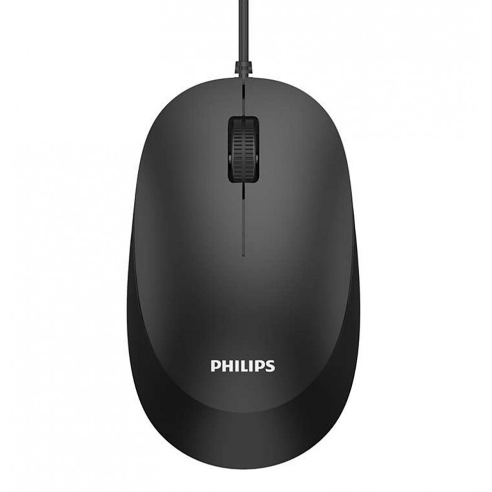 Corded Mouse Optical PHILIPS 2000 Series SPK7207BL/00 black