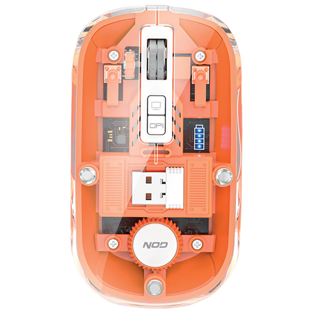 Cordless Mouse Optical NOD Cybercoral 141-0241 coral/transparent