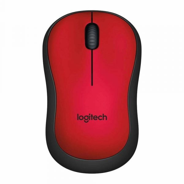 LOGITECH MOUSE WIRELESS SILENT M220 RED (910-004880)