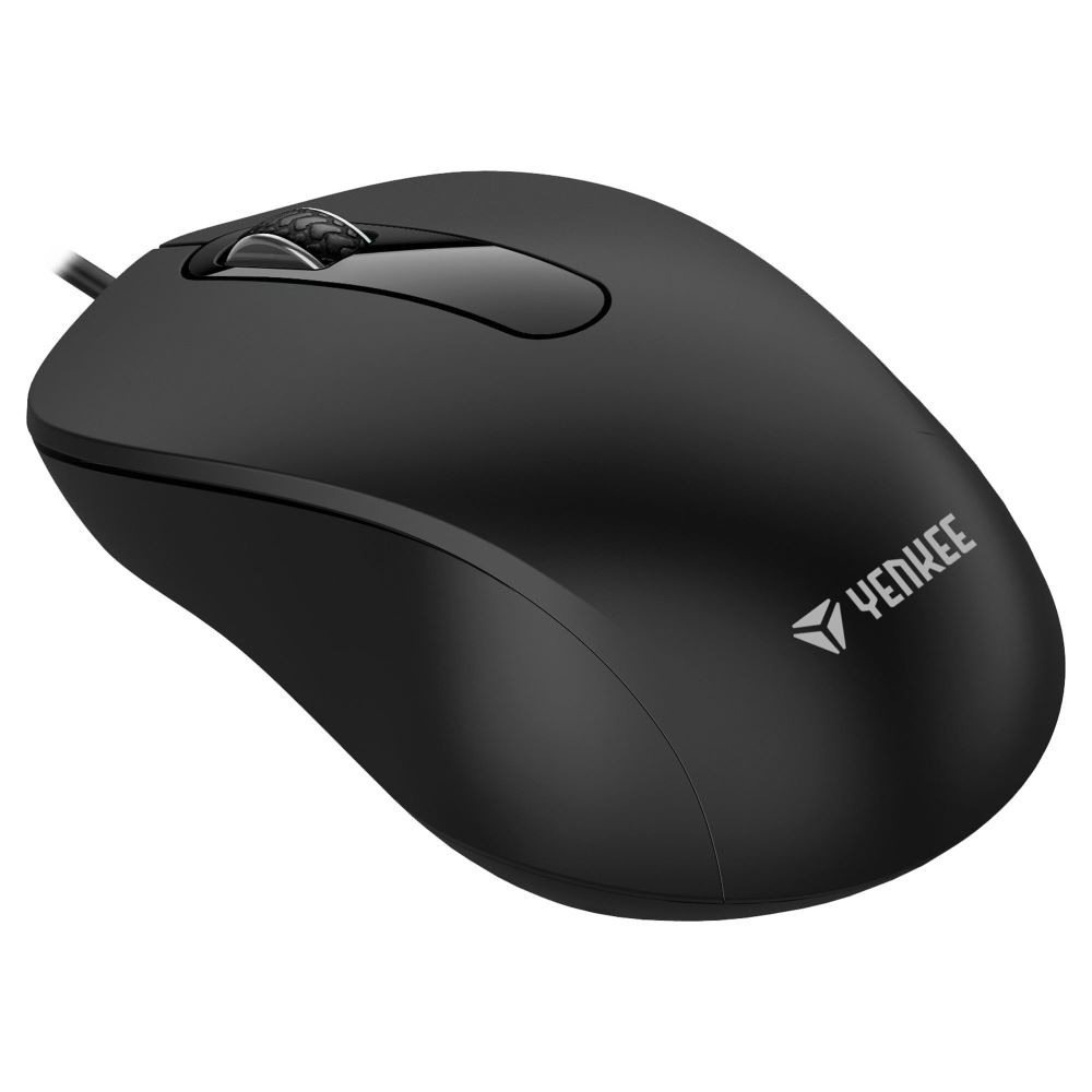 Corded Mouse Optical YENKEE YMS 003BK black