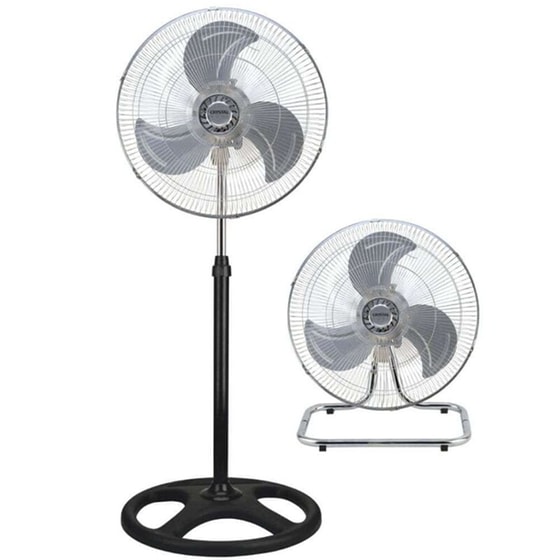 CRYSTAL HOME Air Metal 17918 80W Ανεμιστήρας Δαπέδου