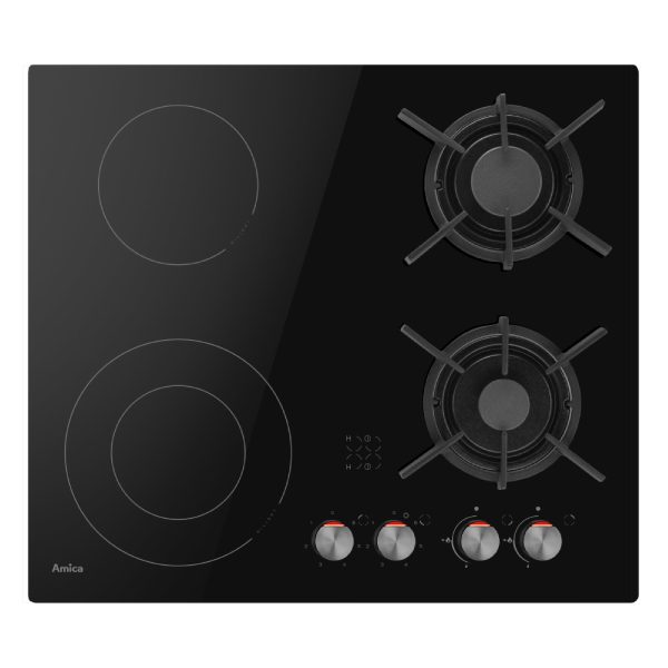 Amica PCG64102 / 21448 Built-in combi 2 ceramic & 2 gas hobs