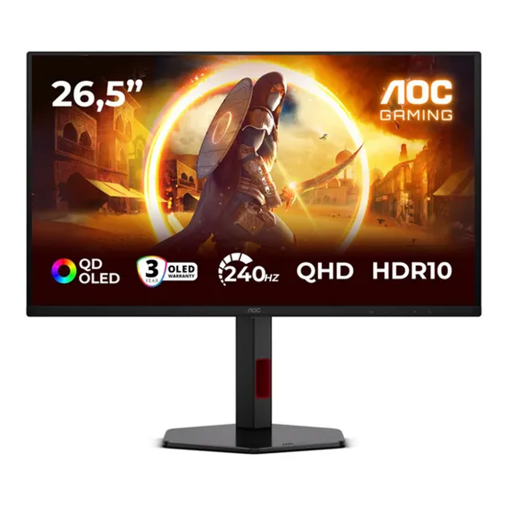 PC Monitor 26.5" AOC Q27G4ZDR QHD QD-OLED black