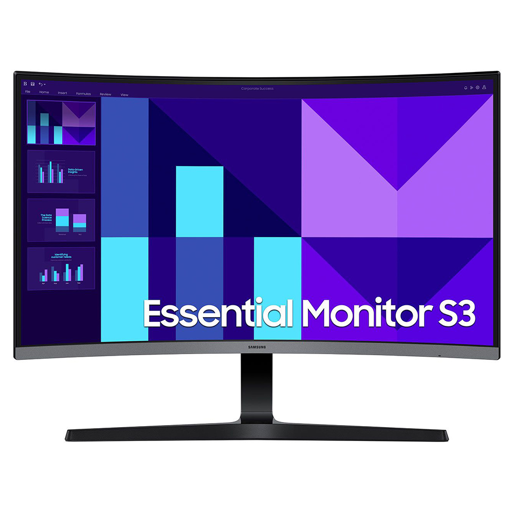 PC Monitor 32" SAMSUNG Curved Essential S3 S39GD LS32D396GAUXEN FHD VA LED black