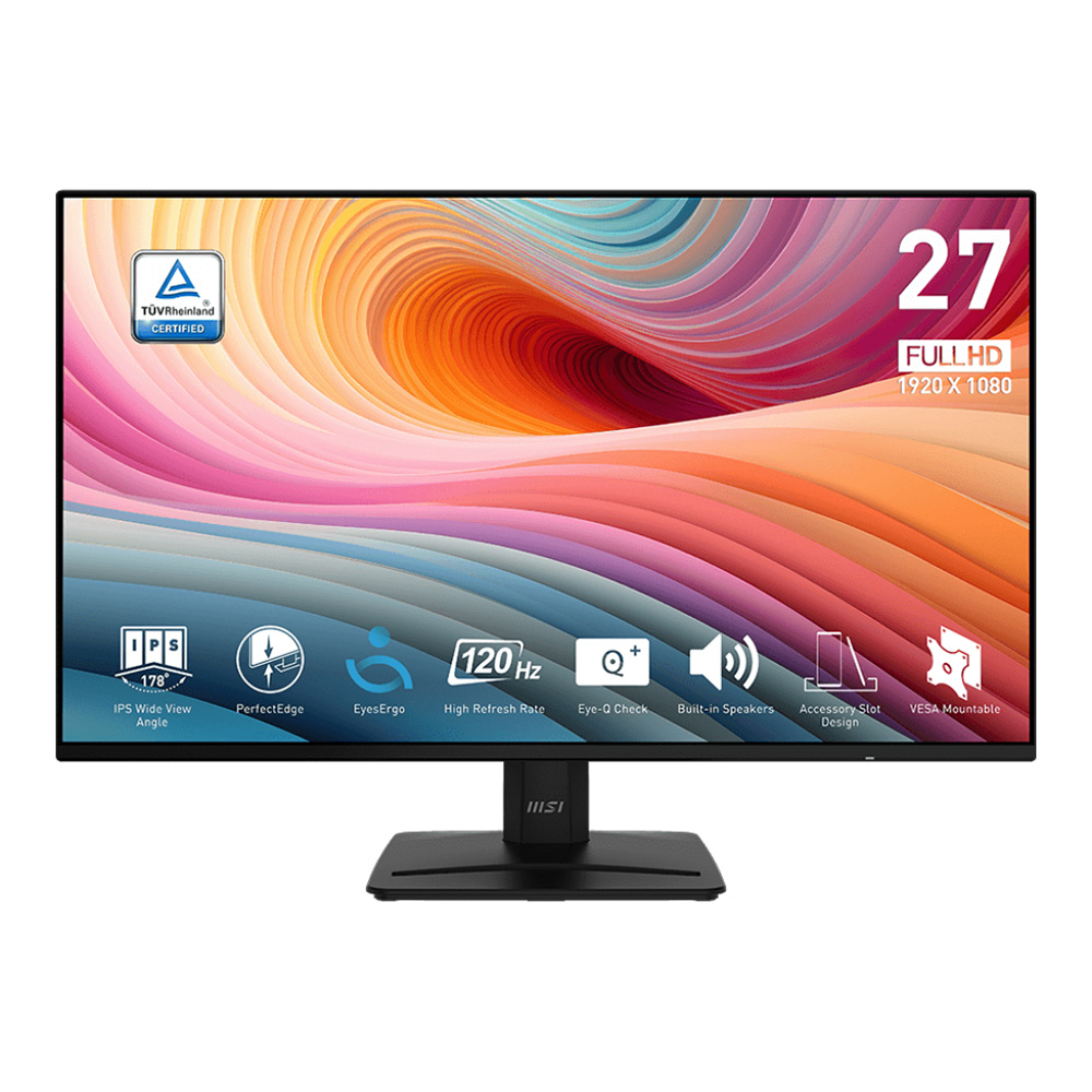 PC Monitor 27" MSI Pro MP271A E2 FHD IPS LED black