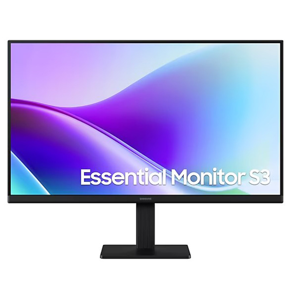 PC Monitor 24" SAMSUNG Essential Monitor S3 S32GF LS24F324GAUXEN FHD IPS LED black