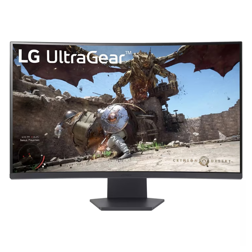 PC Monitor 31.5" LG Curved UltraGear 32GS60QC-B 2.5K QHD VA LED black