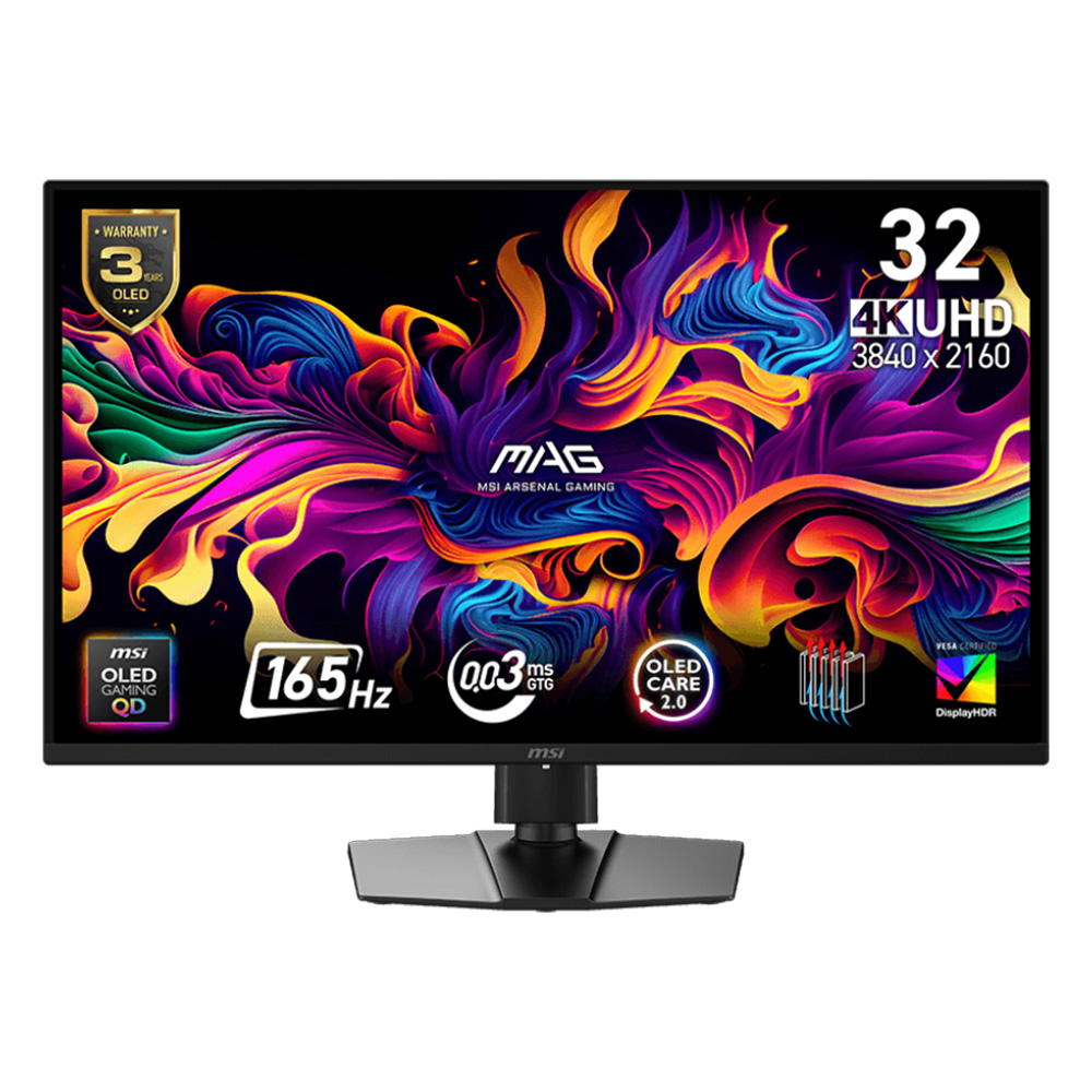 PC Monitor 31.5" MSI Mag 322UP QD-OLED E16 4K UHD black