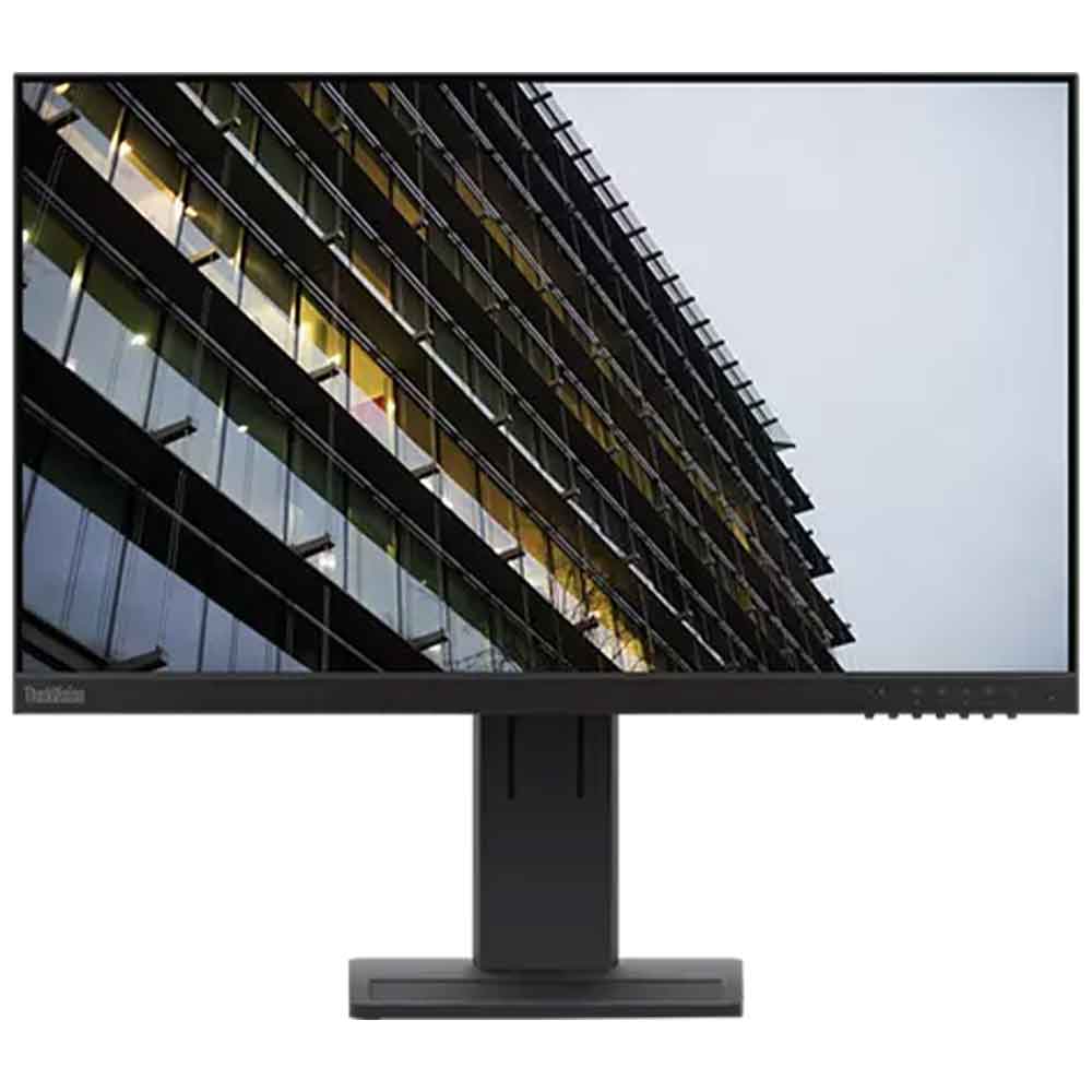 PC Monitor 23.8" LENOVO ThinkVision E24-28 62B6MAT3UK FHD IPS LED black