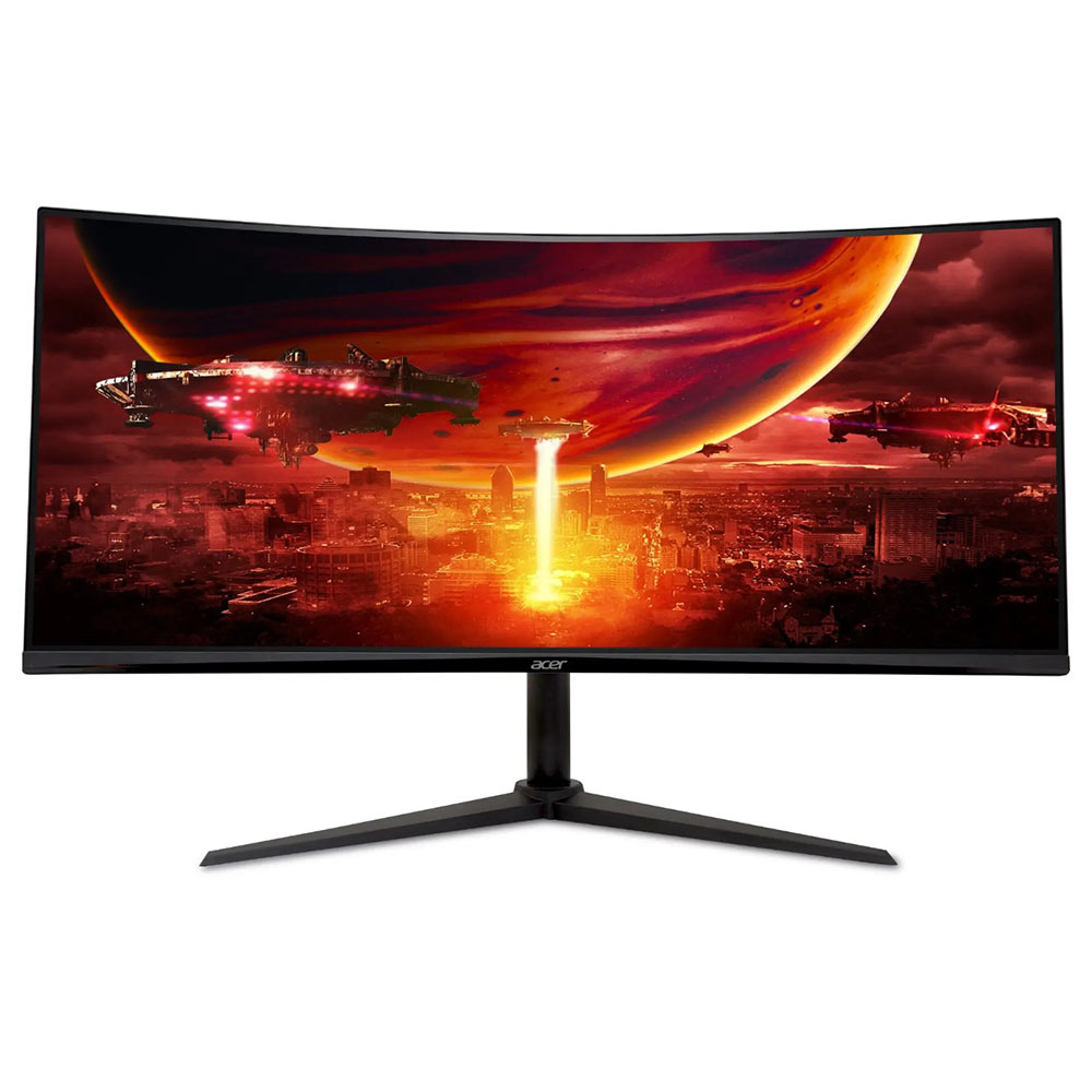 PC Monitor 34" ACER Curved Nitro ED340CUS3bmiipx UM.CE0EE.304 UWQHD VA LED black