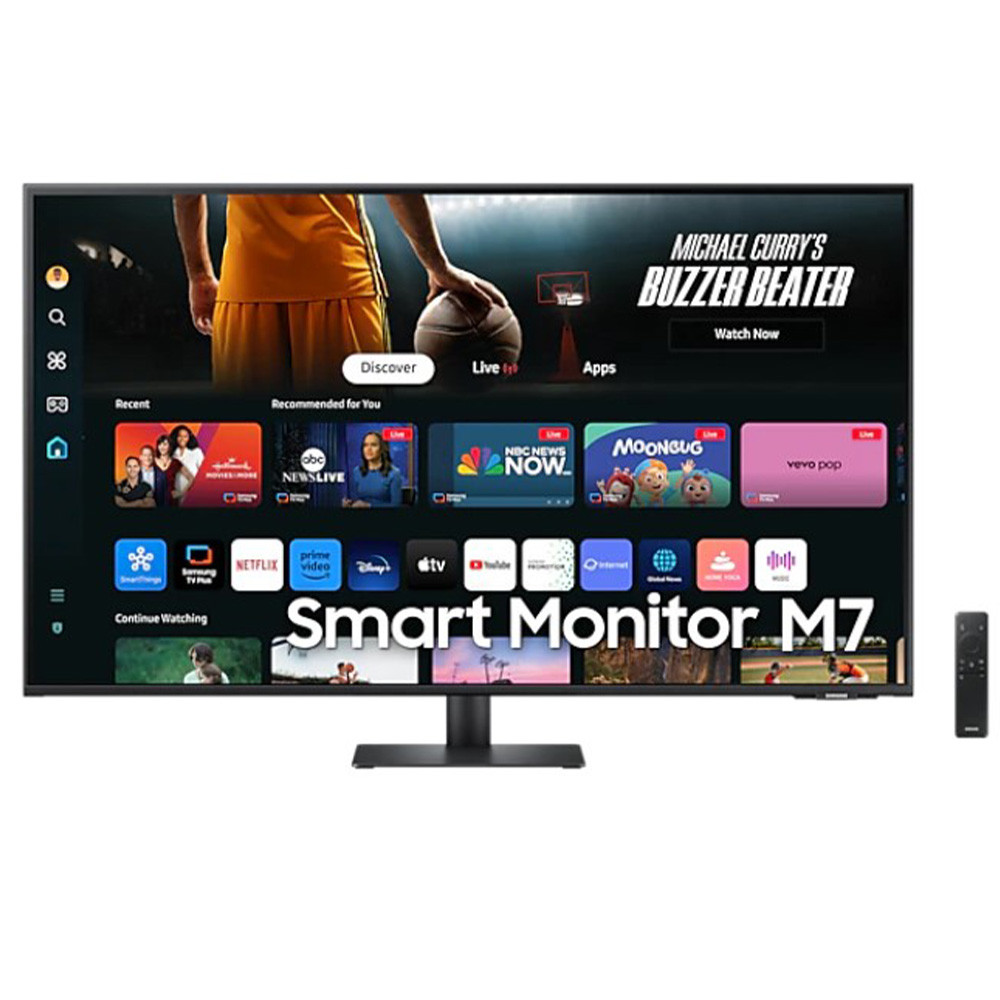 PC Monitor 43" SAMSUNG M7 M70D Smart LS43DM702UUXDU 4K UHD LED VA black