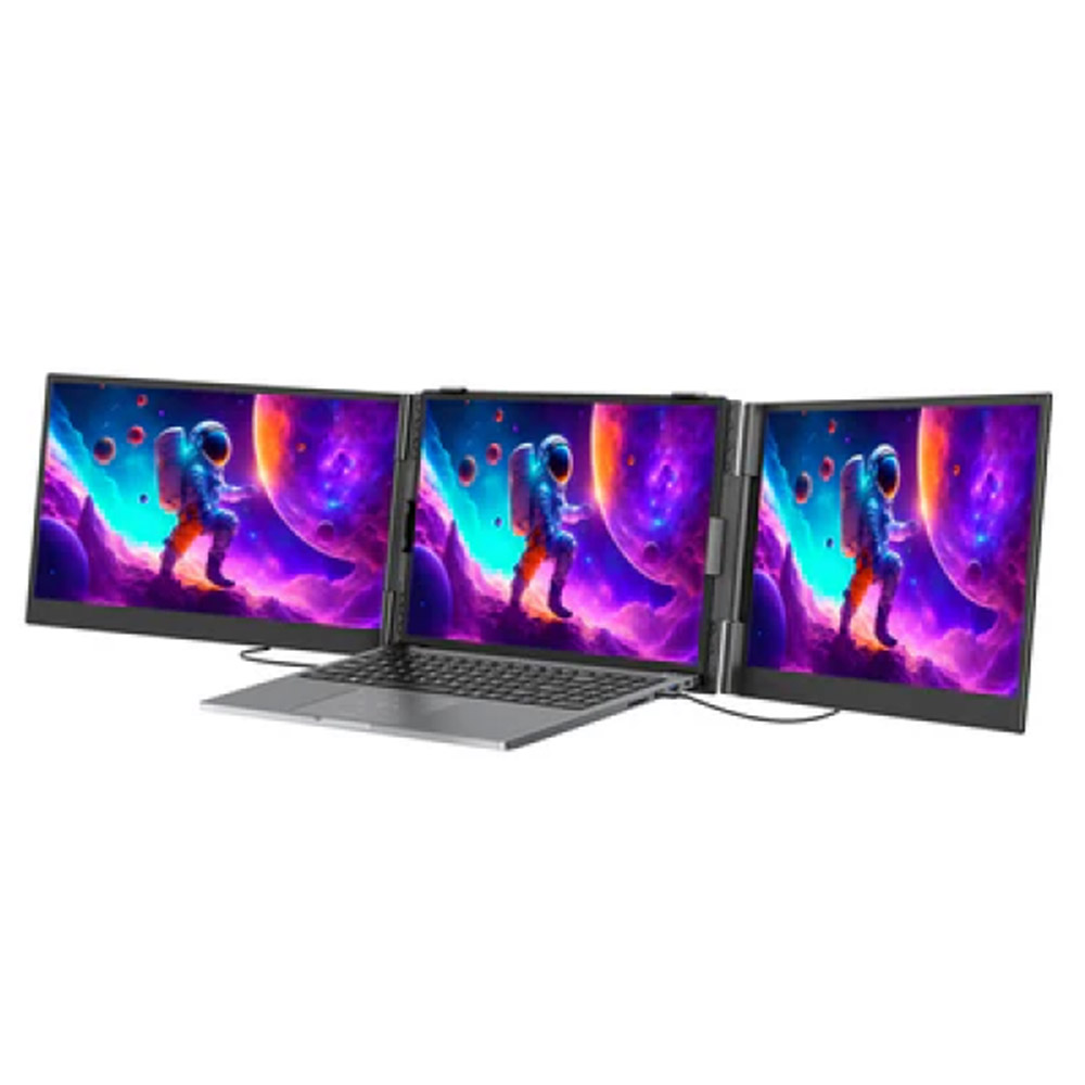 Portable PC Monitor 2x 15.3" BLACKVIEW DCM8 WUXGA grey