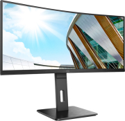 ΟΘΟΝΗ AOC CU34P2A 34'' CURVED QUAD HD BLACK ULTRAWIDE