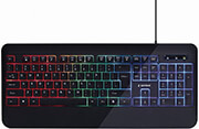 GEMBIRD KB-UML-03 SLIM "RAINBOW" BACKLIGHT MULTIMEDIA KEYBOARD, BLACK, US LAYOUT