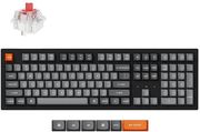 ΠΛΗΚΤΡΟΛΟΓΙΟ KEYCHRON K10 MAX K10M-H1 QMK WIRELESS MECHANICAL RED SWITCH RGB 100% US