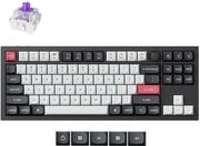 ΠΛΗΚΤΡΟΛΟΓΙΟ KEYCHRON Q3 HE Q3H-M1 QMK WIRELESS CUSTOM HALL EFFECT PURPLE SWITCH 80% US