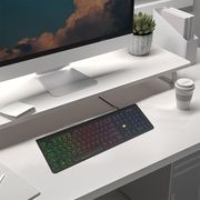 LAMTECH RAINBOW WIRED USB KEYBOARD WITH ROUND KEYS LAM113058