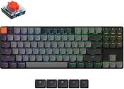 KEYCHRON K1 V6 (K1X-B1) QMK WIRELESS MECHANICAL KEYBOARD RED SWITCH RGB 80% US LAY