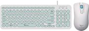 ALCATROZ WIRED MOUSE AND KEYBOARD JELLYBEAN U2000 W.MINT U2000WM