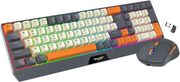 ARMAGGEDDON DUAL MODE GAMING COMBO KEYBOARD AND MOUSE MM-852R DUO STEALTH GREY ORANGE MM-852R-GO