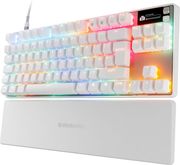 STEELSERIES APEX PRO TKL GEN 3 GAMING MECHANICAL TENKEYLESS OMNIPOINT RGB UK WHITE