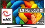 TV LG 55NANO81A3A 55'' ULTRA HD 4K NANOCELL AI HDR SMART 2025