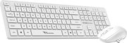 ALCATROZ SILENT WIRELESS 2.4G KEYBOARD & MOUSE 1600DPI WHITE X-AIR3300-W