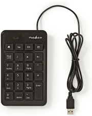NEDIS KBNM100BK WIRED NUMERIC KEYPAD USB BLACK