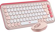 LOGITECH 920-013142 POP ICON COMBO WIRELESS BLUETOOTH KEYBOARD AND MOUSE SET ROSE & OFF-WHITE