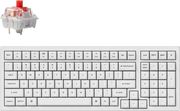 ΜΗΧΑΝΙΚΟ ΠΛΗΚΤΡΟΛΟΓΙΟ KEYCHRON K4 PRO HS RED SWITCH RGB BACKLIGHT WHITE (K4P-P1)