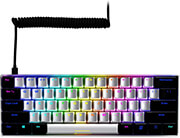 ΠΛΗΚΤΡΟΛΟΓΙΟ SHARKOON SKILLER MECHANICAL RGB SGK50 S4 WHITE KAILH BLUE SWITCHES