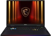 LAPTOP MSI RAIDER 18 HX AI A2XWIG 18' UHD+ MLED 120HZ INTEL CORE ULTRA 9-285HX 64GB 4TB RTX5080 W11
