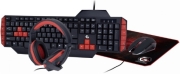 GEMBIRD GGS-UMG4-02 ULTIMATE 4-IN-1 GAMING KIT, US LAYOUT