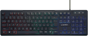GEMBIRD KB-UML-02 RAINBOW BACKLIGHT MULTIMEDIA KEYBOARD, BLACK, US LAYOUT