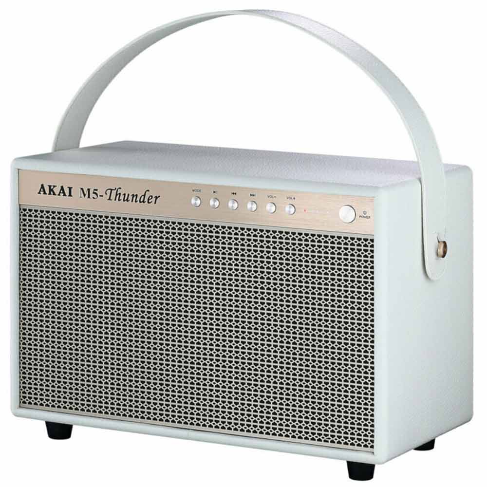 Portable Speaker AKAI M3-Soul white