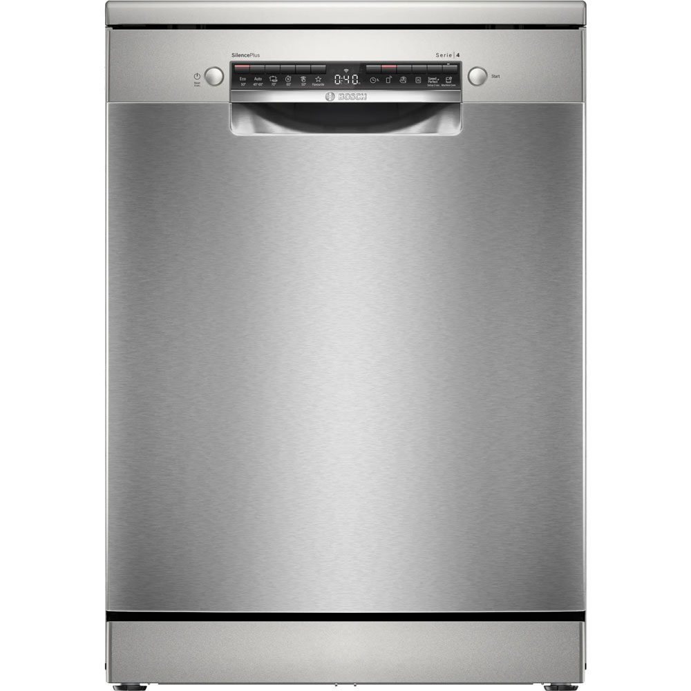 Bosch SMS4ENI06E Free Standing Dishwasher, 60cm width