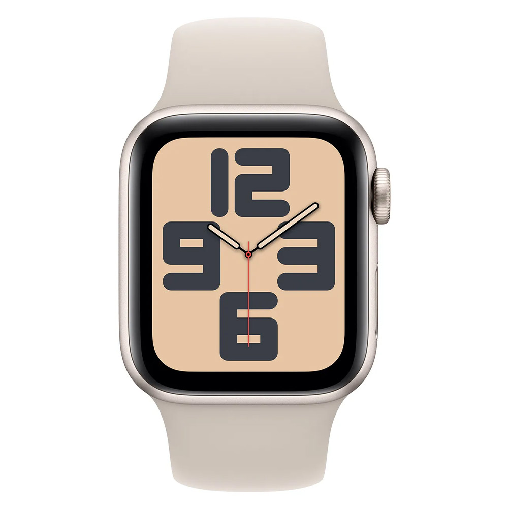Smartwatch APPLE Watch SE (2024) GPS 40mm (S/M) MXEF3QF/A Sport Band starlight