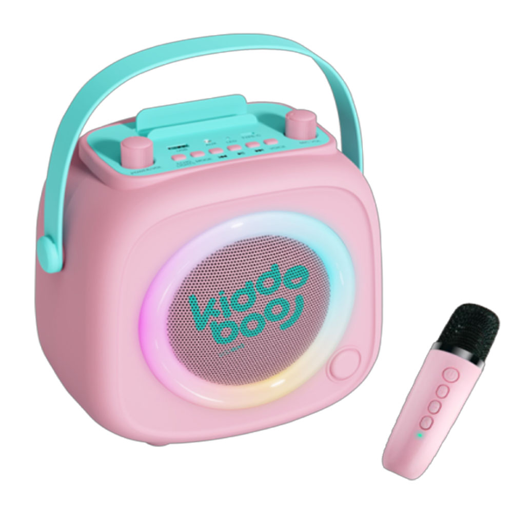 Portable Speaker with Microphone KIDDOBOO KidsVoice KB23028PNK pink