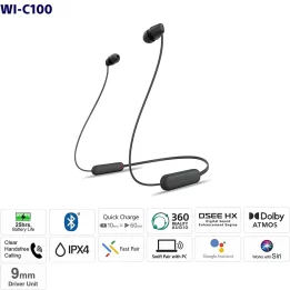 Sony WI-C100 Bluetooth Earphones