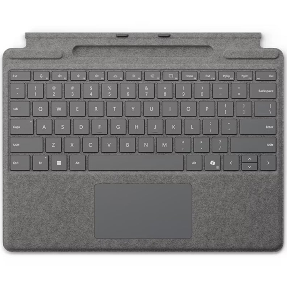Case with keyboard for Tablet Microsoft Surface Pro Signature + Pen Storage MICROSOFT 8XA-00259 platinum