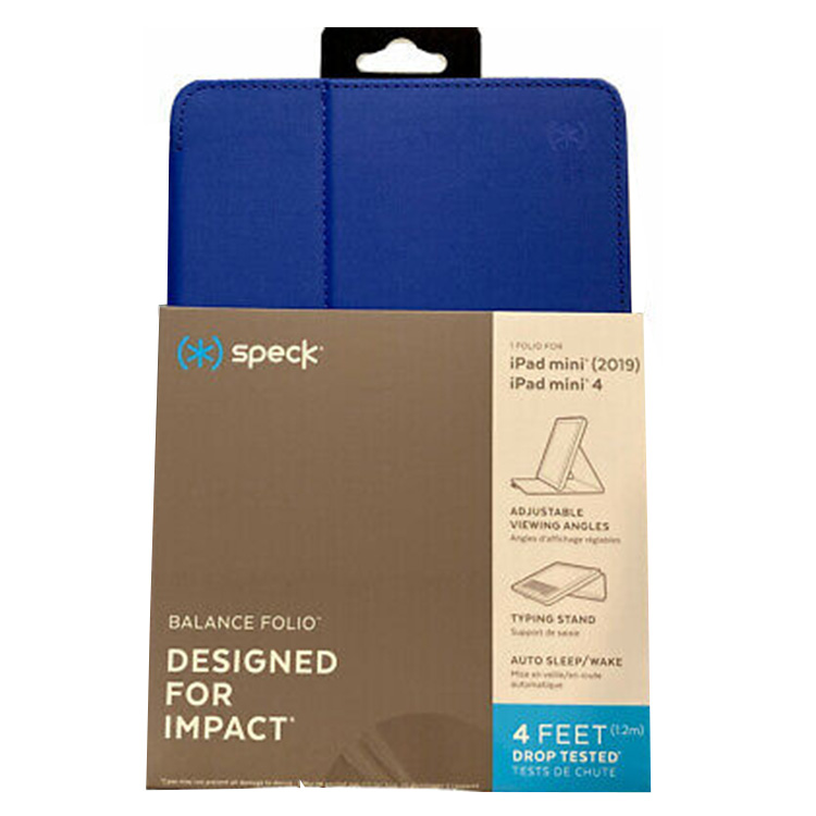 Case for tablet Pad Mini 4/5 SPECK Balance Folio 126936-7489 blue/grey