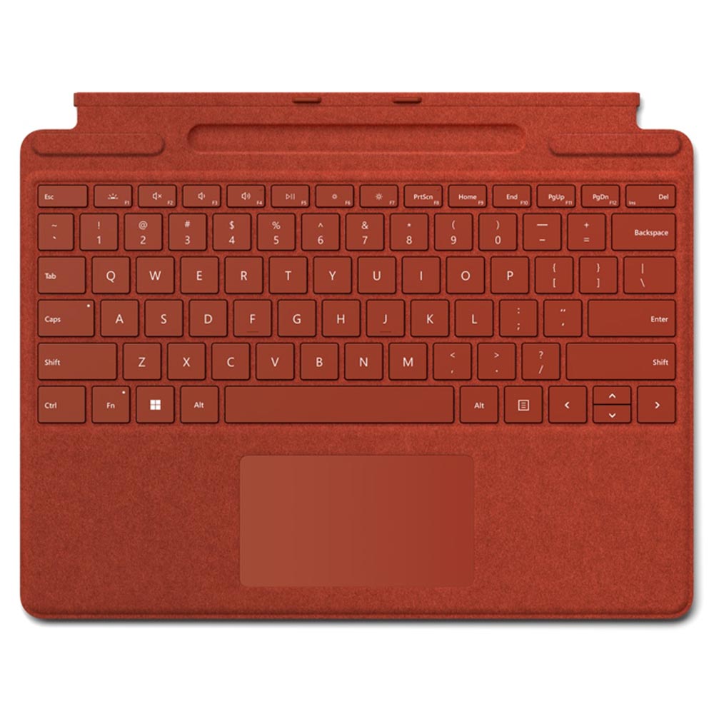 Case with keyboard for tablet Microsoft Surface Pro 8 Signature Typecover MICROSOFT 8XA-00089 red
