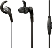 AUDIO TECHNICA ATH-CKX7IS SONICFUEL IN-EAR HEADPHONES WITH IN-LINE MIC & CONTROL BLACK