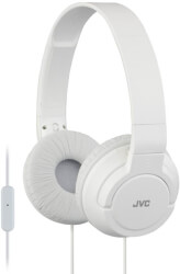 JVC HA-SR185 ON-EAR HEADPHONES WITH MICROPHONE WHITE