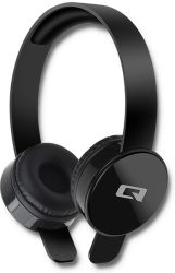 QOLTEC 50817 HEADPHONES WITH MICROPHONE BLACK
