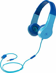 MOTOROLA JR200 BLUE ΟN EAR ΠΑΙΔΙΚΑ ΑΚΟΥΣΤΙΚΑ HANDS FREE ΜΕ SPLITTER